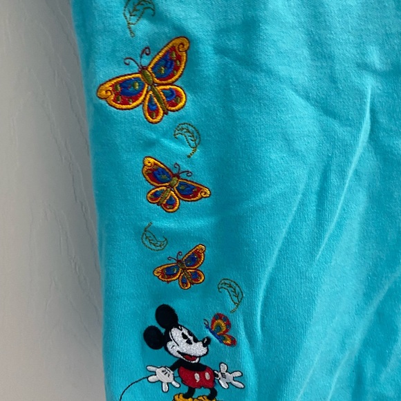 NWT Walt Disney World Tank Top Mickey Mouse Vintage Shirt L Large Lg Blue - Picture 2 of 10